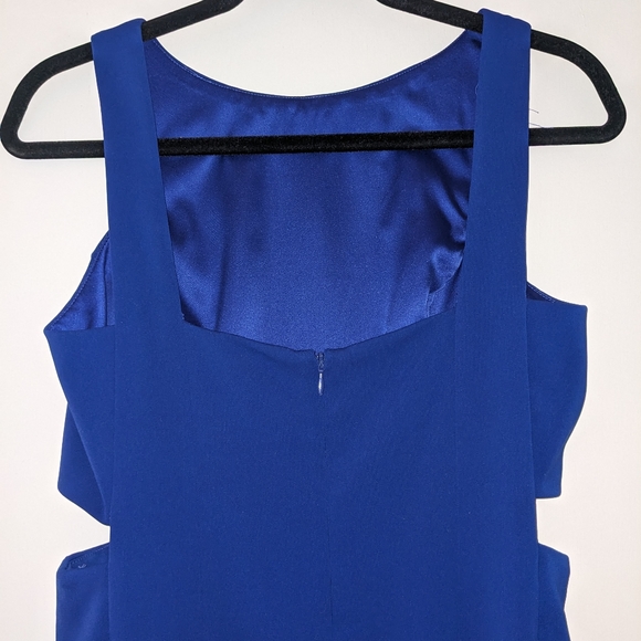 Ralph Lauren long formal dress with side cut outs in deep royal blue - size 4 - Picture 5 of 5